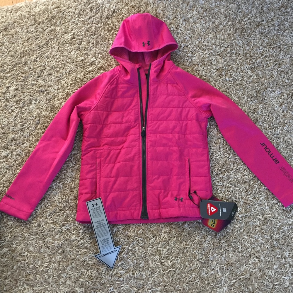 Under armor youth Large coldgear infrared jacket, fits women's XS